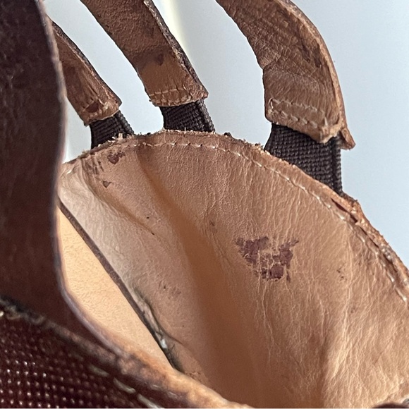 Bed Stu Brittany Woven Leather Sandals Women’s Size 6.5 Dark Brown - Picture 15 of 16